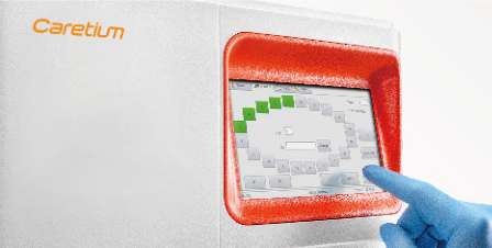 نمای روبرو دستگاه Caretium KH-101